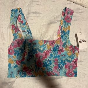 Show Me Your Mumu - Myrna Crop Top ~ Garden Girls
